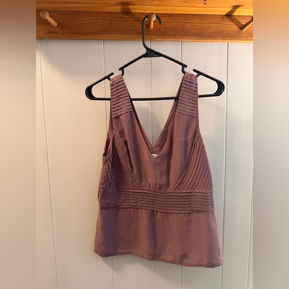 Banana Republic Tops - Banana Republic Mauve Sleeveless Blouse